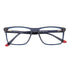 Sirts Grey Rectangular Shiny Full Rim - Lens Caravan